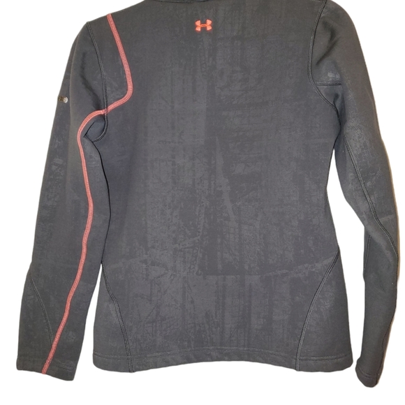 Under Armour Women's Fleece Lined Light Weight Zip Up Jacket Zip Pockets 1015 - Picture 4 of 7